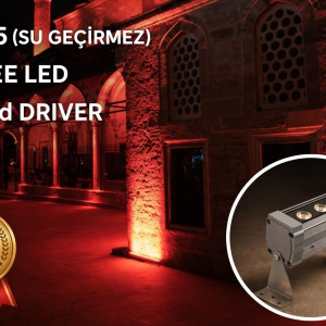 RulTech Wallwasher LED Aydınlatma Duvar ve Ağaç 100 cm Kırmızı